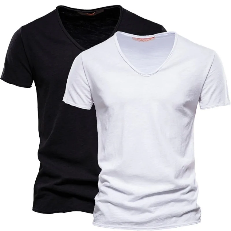Plain Cotton Gym T-shirt Men Summer Fitness Clothing V-Neck Short Sleeve T shirt Slim Fit Tshirt Bodybuilding Workout Tees Tops 
Plain Cotton Gym T-shirt Men Summer Fitness Clothing V-Neck Short Sleeve T shirt Slim Fit Tshirt Bodybuilding Workout Tees Tops