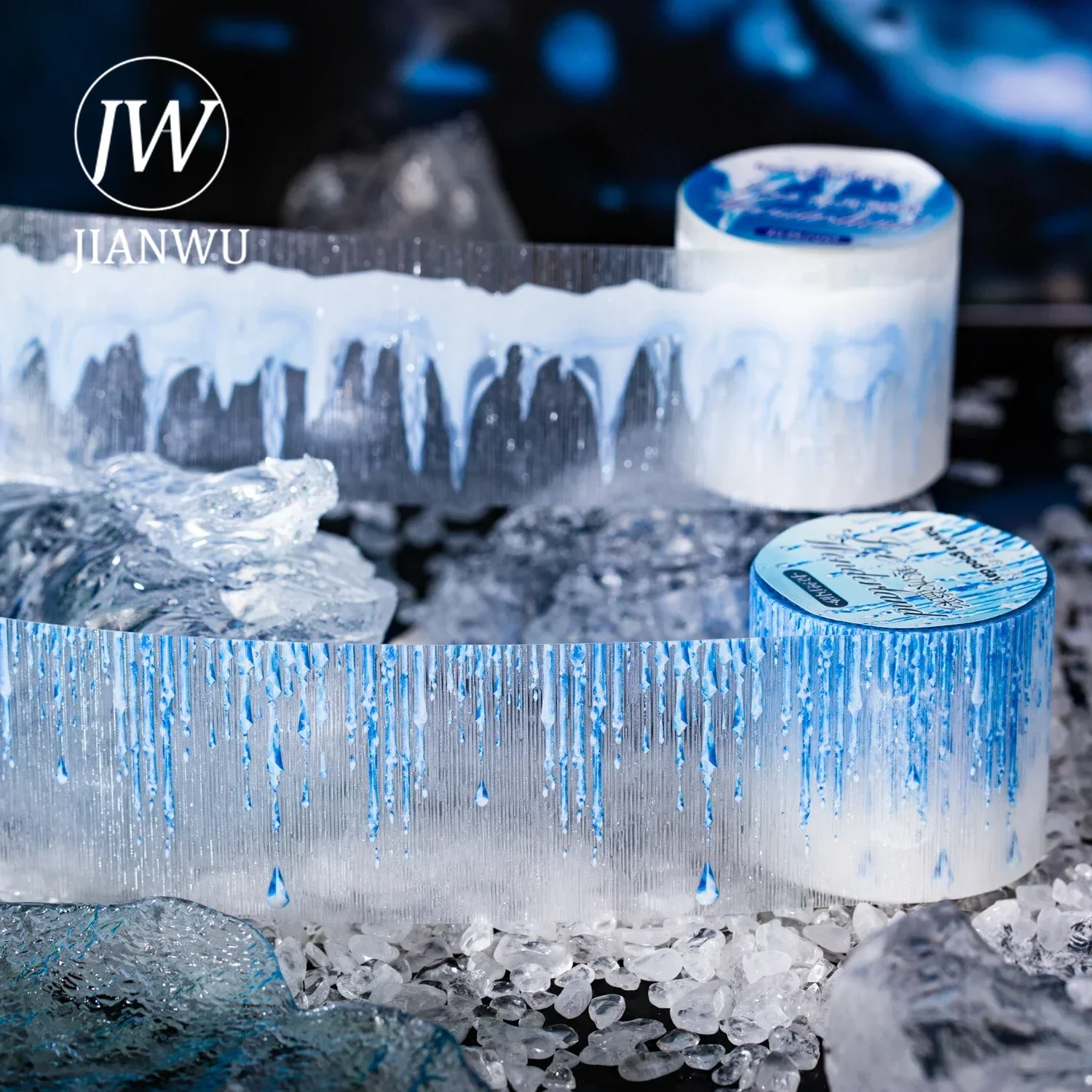 JIANWU 40mm*200cm Ice Wonderland Series Vintage Winter Snow Material Collage Landscaping PET Tape Creative Journal Stationery
JIANWU 40mm*200cm Ice Wonderland Series Vintage Winter Snow Material Collage Landscaping PET Tape Creative Journal Stationery