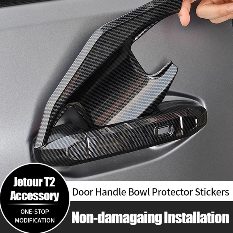 8Pcs For Jetour T2 Traveler Accessories High Quality ABS Door Handle Bowl Protective Cover Trim Protector Stickers
8Pcs For Jetour T2 Traveler Accessories High Quality ABS Door Handle Bowl Protective Cover Trim Protector Stickers
