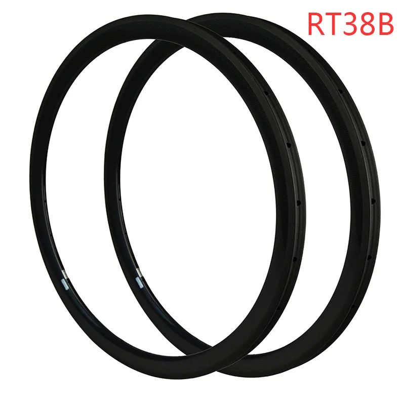 Full carbon bike rims 700C road rim tubular rims 20mm width 38mm depth 3k matte/glossy finish bike road rims R38T
Full carbon bike rims 700C road rim tubular rims 20mm width 38mm depth 3k matte/glossy finish bike road rims R38T