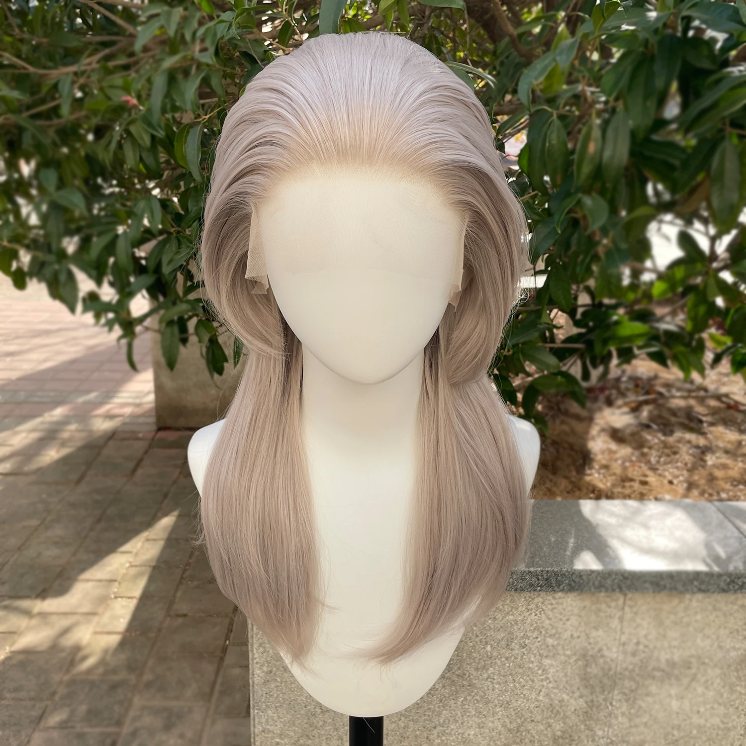 Milktea Grey 13X4 Synthetic Lace Front Wigs for Women Shoulder Length Mullet Cosplay Wig for Men Half Hand Tied Glueless Natural
Milktea Grey 13X4 Synthetic Lace Front Wigs for Women Shoulder Length Mullet Cosplay Wig for Men Half Hand Tied Glueless Natural