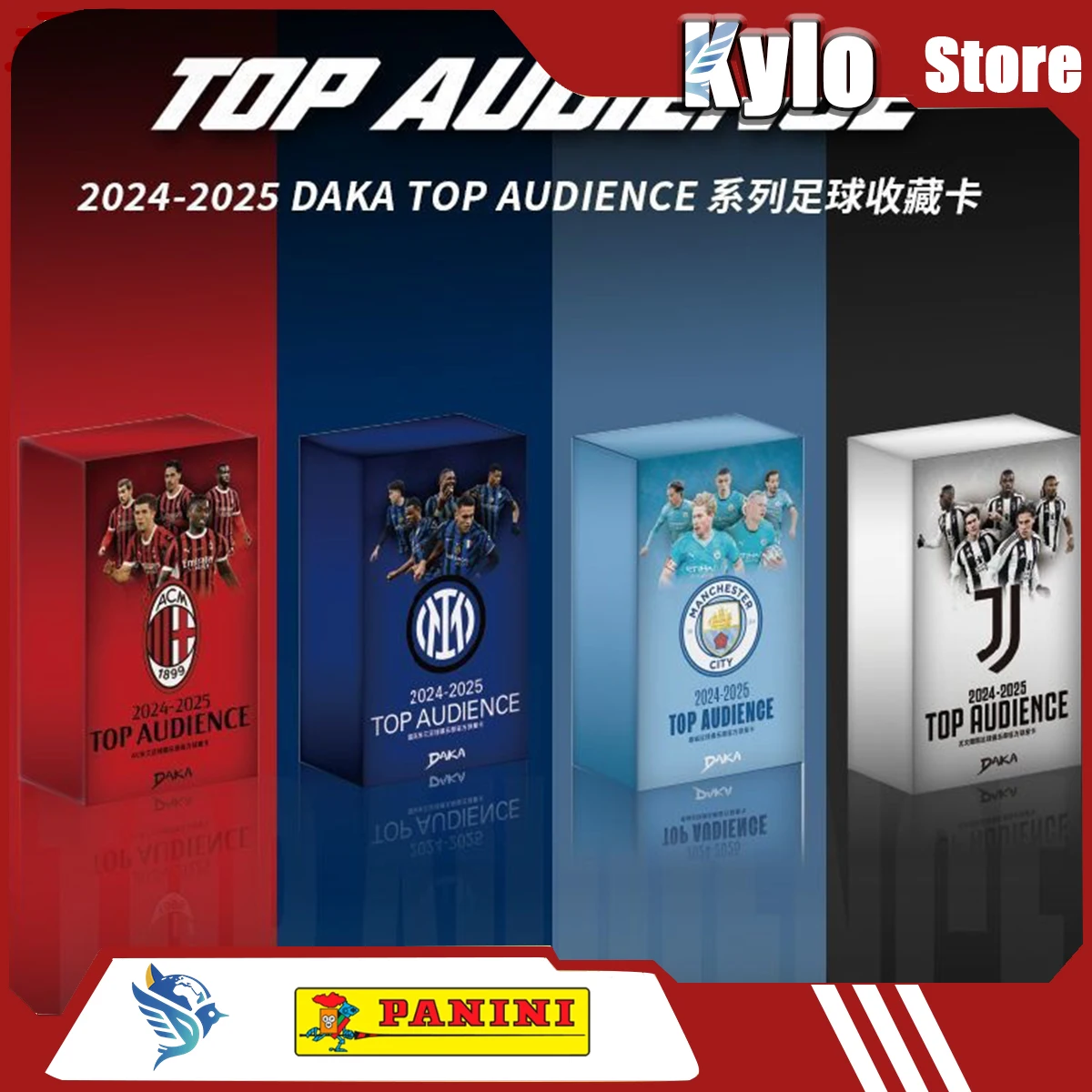 Daka 2024-2025 Trading Cards Top Audience Machester Cuty Juventus Ac Milan Internazionale Milano Football Star Official Box Gift
Daka 2024-2025 Trading Cards Top Audience Machester Cuty Juventus Ac Milan Internazionale Milano Football Star Official Box Gift