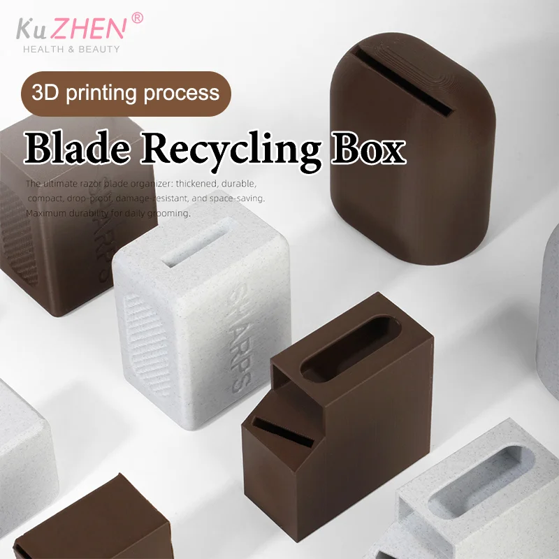 3D Printing Mini Razor Blades Disposal Case Razor Blade Recycling Boxes Trash Can Trash Collector Organizer Barber Accessories
3D Printing Mini Razor Blades Disposal Case Razor Blade Recycling Boxes Trash Can Trash Collector Organizer Barber Accessories