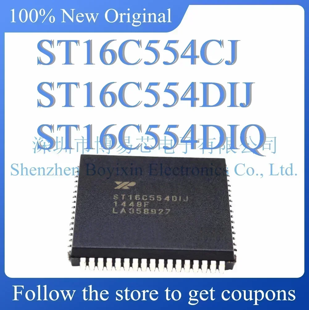 ST16C554DIQ ST16C554CJ PLCC ST16C554DIJ DCJ Standard version
ST16C554DIQ ST16C554CJ PLCC ST16C554DIJ DCJ Standard version