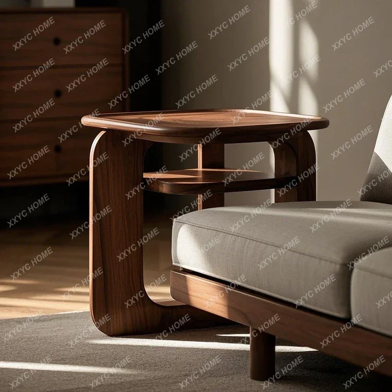 Design solid wood sofa medieval wabi wind living room creative small side table simple and modern
Design solid wood sofa medieval wabi wind living room creative small side table simple and modern