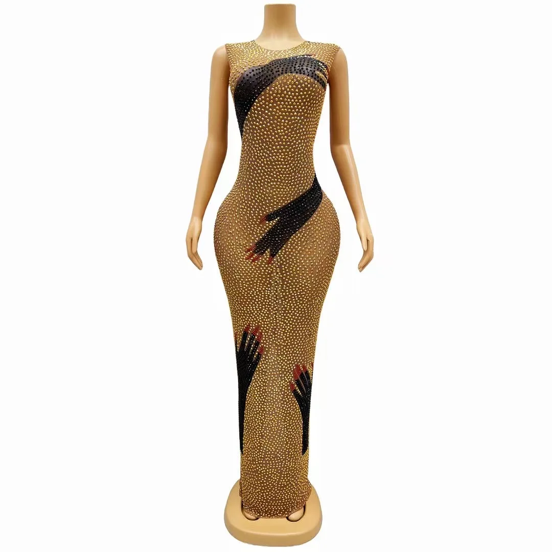 Sexy Stage Birthday Celebrate Gold RhinestonesBlack Hands Dress Full Stones Outfit Prom PartyPerformance Photo Shoot Dress C202
Sexy Stage Birthday Celebrate Gold RhinestonesBlack Hands Dress Full Stones Outfit Prom PartyPerformance Photo Shoot Dress C202