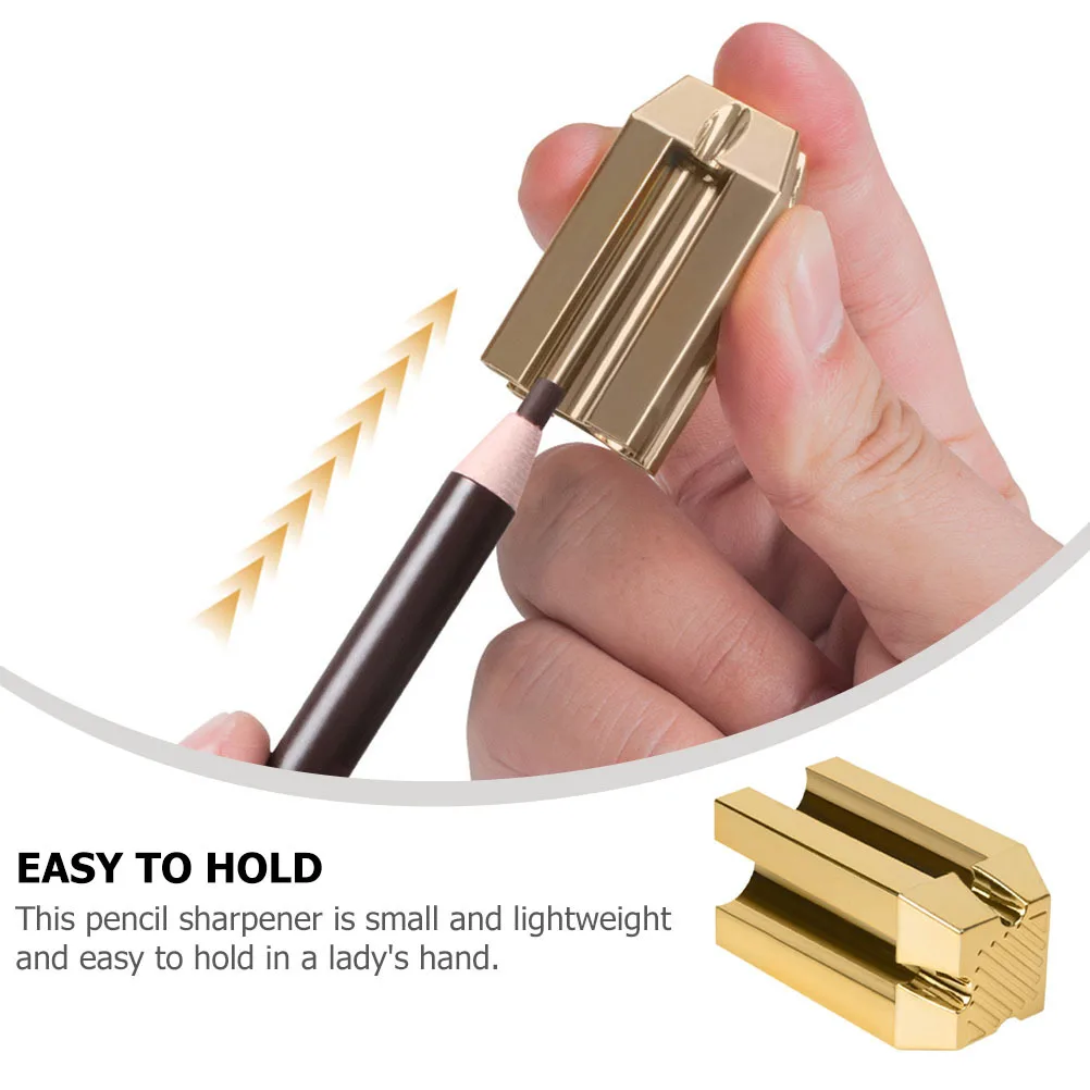 1Pcs Golden Eyebrow Pencil Sharpener Professional Four-Sided Cutter for Pencils Travel-Friendly Makeup Pencil Trimmer
1Pcs Golden Eyebrow Pencil Sharpener Professional Four-Sided Cutter for Pencils Travel-Friendly Makeup Pencil Trimmer