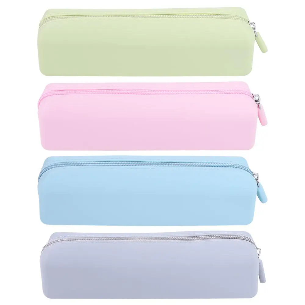 Durable Silicone Pen Bag with Zipper Large Capacity Pencil Case Multi-function Waterproof Cosmetics Storage Bag Gift
Durable Silicone Pen Bag with Zipper Large Capacity Pencil Case Multi-function Waterproof Cosmetics Storage Bag Gift