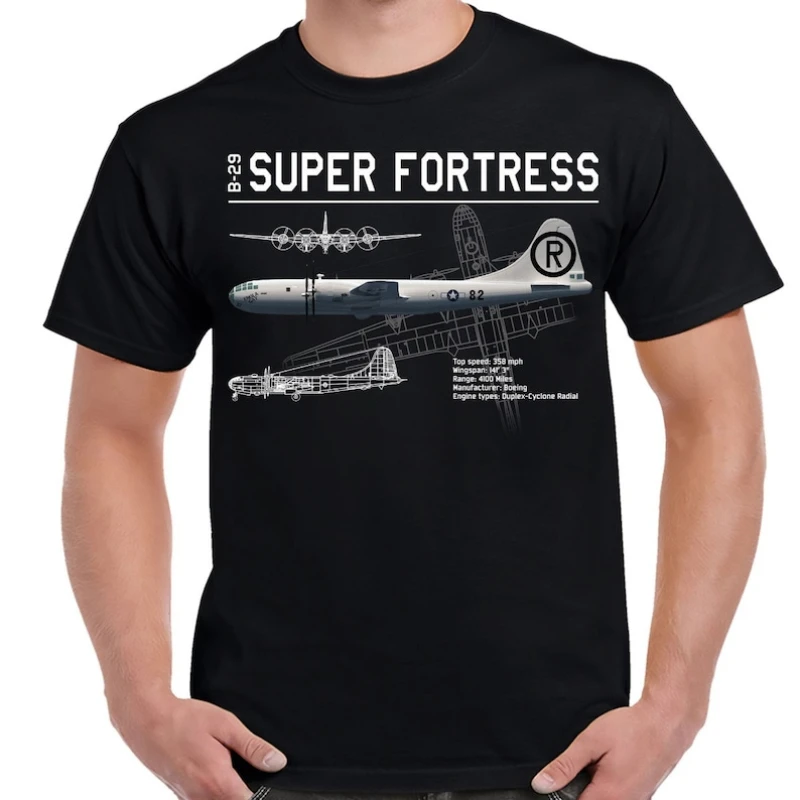 B-29 Flying Fortress bomber Schematic T Shirt. Short Sleeve 100% Cotton Casual T-shirts Loose Top Size S-3XL
B-29 Flying Fortress bomber Schematic T Shirt. Short Sleeve 100% Cotton Casual T-shirts Loose Top Size S-3XL