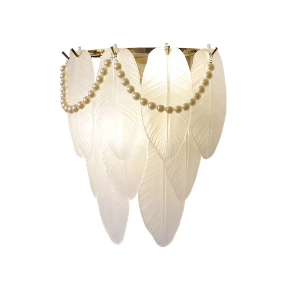 Frosted glass leaf wall lamp for bedroom, living room, lobby, luxurious home decoration, modern LED wall lamp
Frosted glass leaf wall lamp for bedroom, living room, lobby, luxurious home decoration, modern LED wall lamp