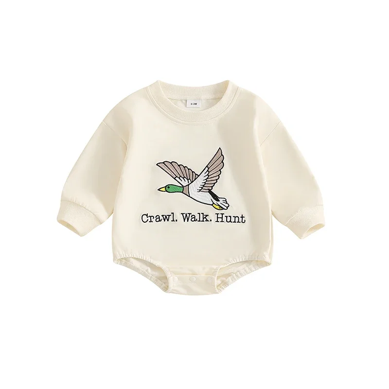 Baby Fall Romper Animal Embroidery Round Neck Long Sleeve Sweatshirt Jumpsuit Streetwear
Baby Fall Romper Animal Embroidery Round Neck Long Sleeve Sweatshirt Jumpsuit Streetwear