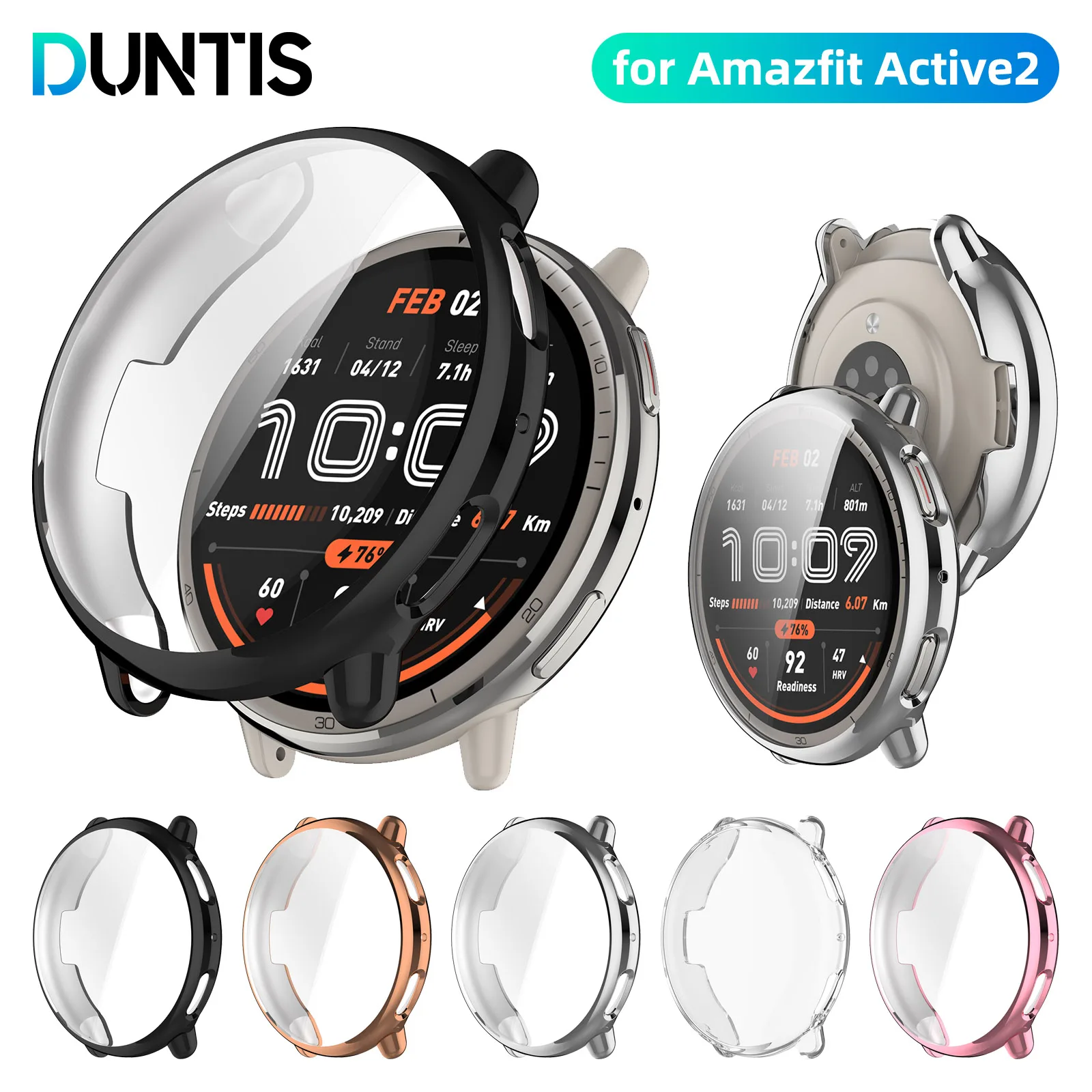 Screen Protector Case for Amazfit Active 2 Soft TPU Face Cover All-Around Protective Bumper Accessories for Amazfit Active2
Screen Protector Case for Amazfit Active 2 Soft TPU Face Cover All-Around Protective Bumper Accessories for Amazfit Active2
