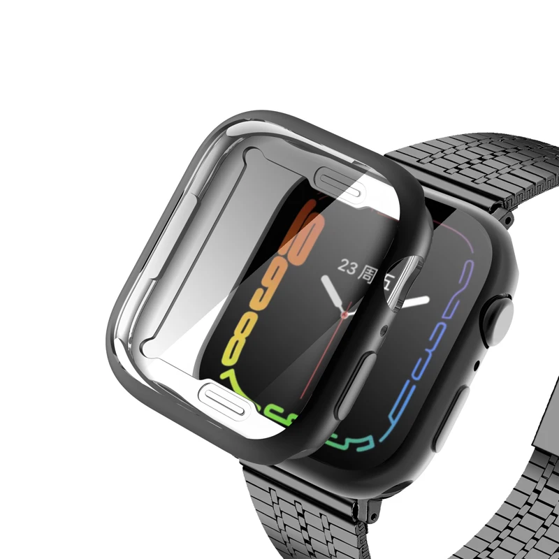 Защитная оболочка для Apple watch Чехол 7 45 мм 41 мм полностью круглая защита от падения Защитное стекло для серии 6 5 4 SE 3 44 мм 42 мм 40 мм 38 мм
Защитная оболочка для Apple watch Чехол 7 45 мм 41 мм полностью круглая защита от падения Защитное стекло для серии 6 5 4 SE 3 44 мм 42 мм 40 мм 38 мм