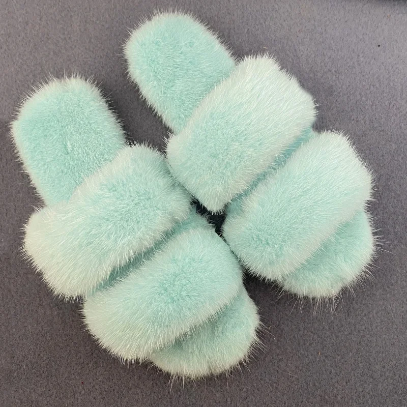 Cute Real Mink Fur Sandals for Woman 2026 Comfortable Soft Sole Outdoor Slide Slippers Women Non Slip Winter Warm Bedroom Shoes
Cute Real Mink Fur Sandals for Woman 2026 Comfortable Soft Sole Outdoor Slide Slippers Women Non Slip Winter Warm Bedroom Shoes