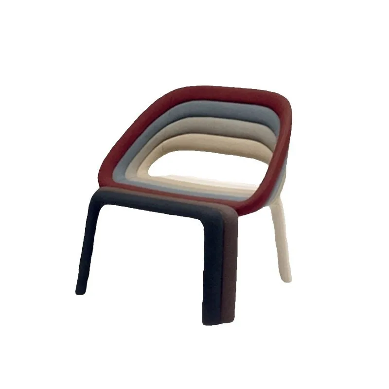 Nordic designer color coil splicing chair, lobby cafe reception dining chair Internet celebrity art simple leisure chair
Nordic designer color coil splicing chair, lobby cafe reception dining chair Internet celebrity art simple leisure chair