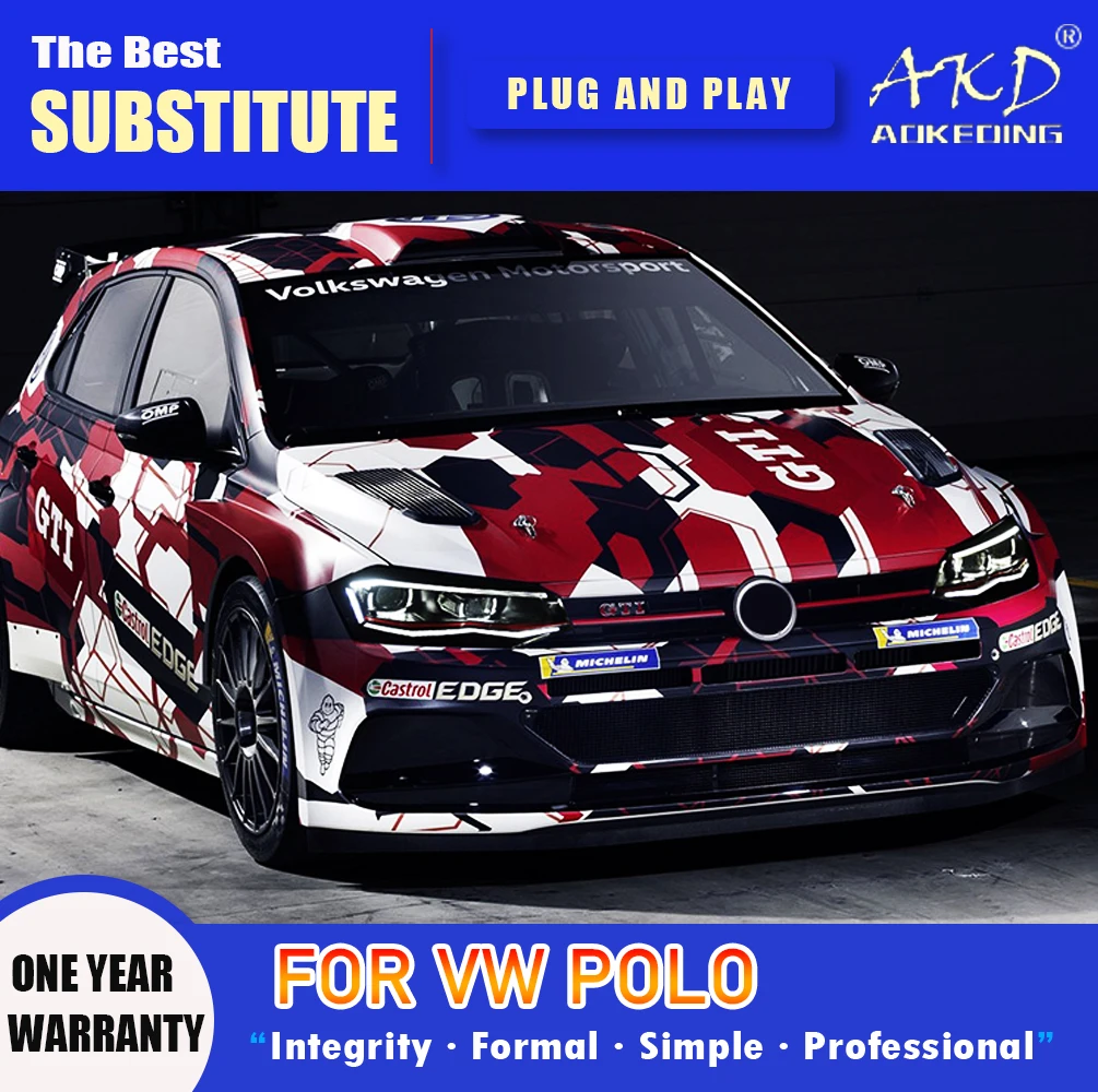 AKD Head Lamp for VW Polo LED Headlight 2019-2022 Headlights POLO DRL Turn Signal High Beam Angel Eye Projector Lens
AKD Head Lamp for VW Polo LED Headlight 2019-2022 Headlights POLO DRL Turn Signal High Beam Angel Eye Projector Lens