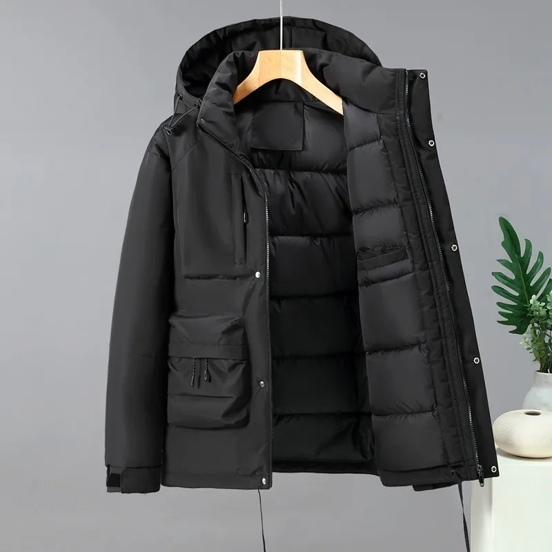 Men's Outdoor Cycling Windproof and Cold Proof Warm Jacket Winter New Multi Pocket Outdoor Sports Casual Hooded Cotton Jacket
Men's Outdoor Cycling Windproof and Cold Proof Warm Jacket Winter New Multi Pocket Outdoor Sports Casual Hooded Cotton Jacket