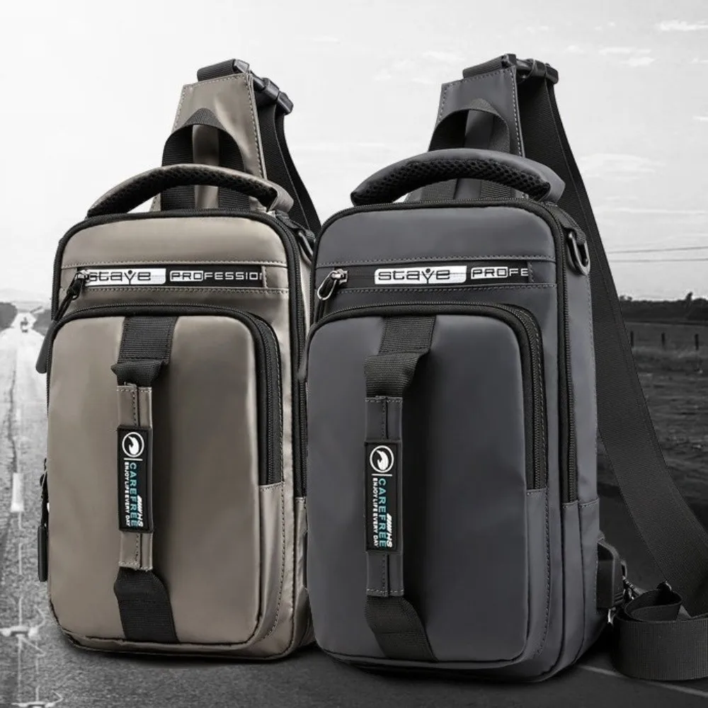 Portable Multi Pockets Men Chest Bag Nylon USB Charging Sports Shoulder Bag Zipper Multifunction Crossbody Bag Men
Portable Multi Pockets Men Chest Bag Nylon USB Charging Sports Shoulder Bag Zipper Multifunction Crossbody Bag Men