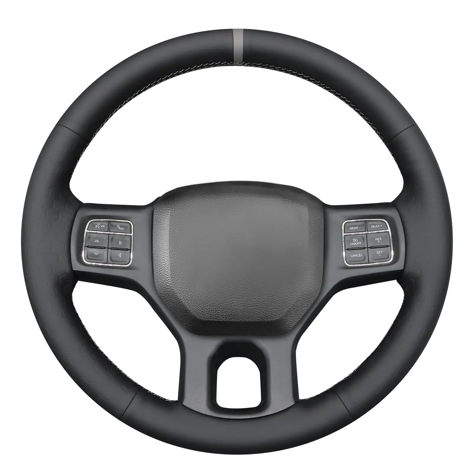 Hand-Stitched Steering Wheel Cover For Dodge Ram 1500 2500 3500 5500 2012-2023
Hand-Stitched Steering Wheel Cover For Dodge Ram 1500 2500 3500 5500 2012-2023