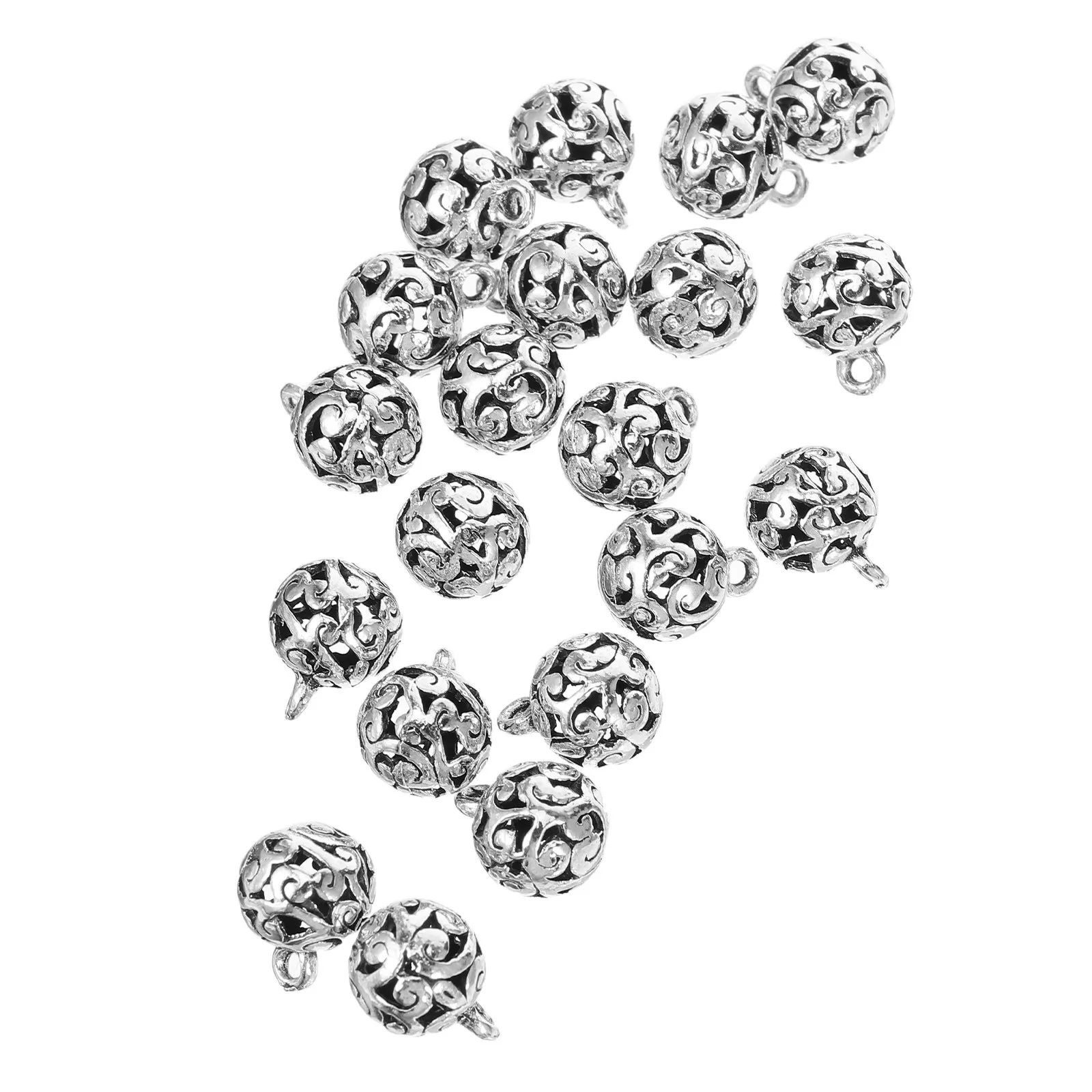 20Pcs Hollow Ball Pendants Alloy Vintage Charms for Jewelry Making DIY Crafts Necklace Bracelet Earrings Home Garden
20Pcs Hollow Ball Pendants Alloy Vintage Charms for Jewelry Making DIY Crafts Necklace Bracelet Earrings Home Garden