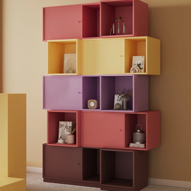 The over there is a minimalist bookshelf orage cabinet, loor to ceiling shelf, and variety of colors
The over there is a minimalist bookshelf orage cabinet, loor to ceiling shelf, and variety of colors