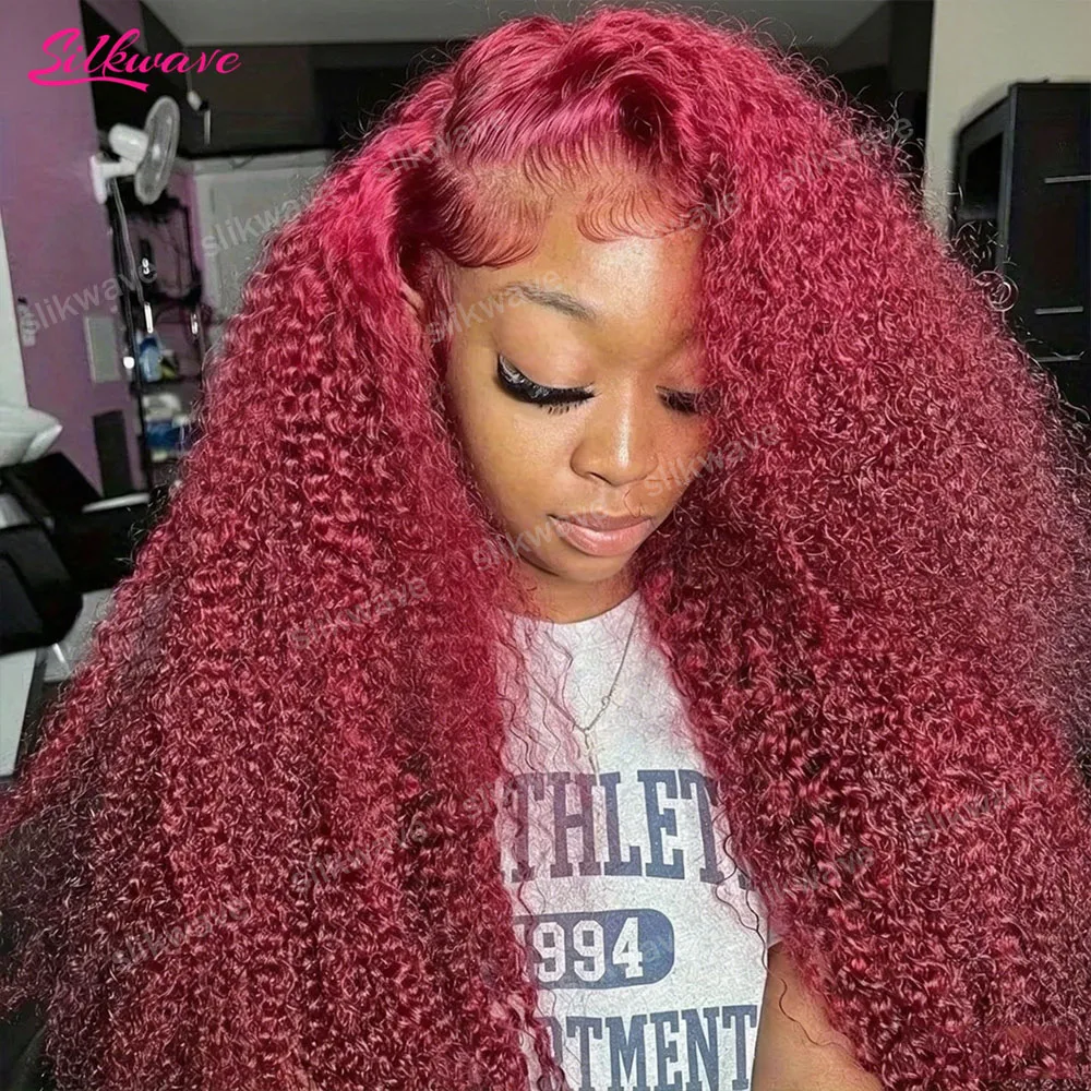 99j Burgundy Curly Wig Human Hair 13x6 Hd Transparent Lace Wig Wine Red Deep Wave Frontal Wig Preplucked Water Wave Colored Wigs
99j Burgundy Curly Wig Human Hair 13x6 Hd Transparent Lace Wig Wine Red Deep Wave Frontal Wig Preplucked Water Wave Colored Wigs