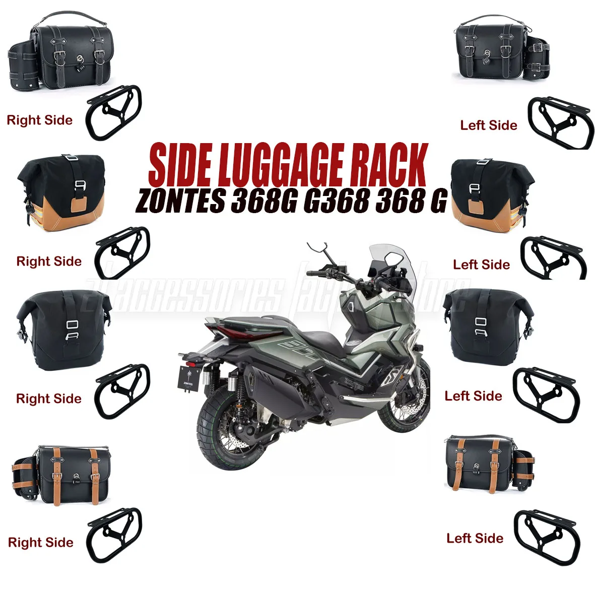 New Fit ZONTESZONTES 368G G368 368 G Motorcycle Box Rack Side Bag Luggage Rack Travel Place Waterproof Bag FOR ZONTES 368G G368
New Fit ZONTESZONTES 368G G368 368 G Motorcycle Box Rack Side Bag Luggage Rack Travel Place Waterproof Bag FOR ZONTES 368G G368
