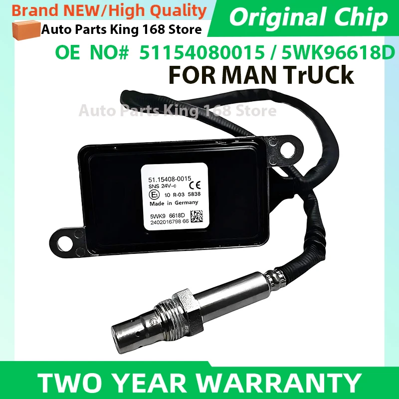 51154080015 5WK96618D 5WK96618B 51154080009 24V 24V High Quality Chip NOX Oxygen Sensor For M-an TGM TGS TGX Truck
51154080015 5WK96618D 5WK96618B 51154080009 24V 24V High Quality Chip NOX Oxygen Sensor For M-an TGM TGS TGX Truck