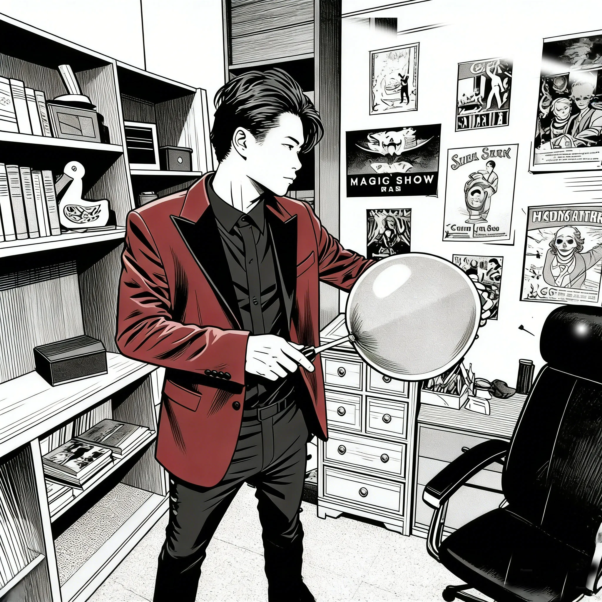 Lightsaber Thru Balloon Powerful Stage Trick Mentalism Magic Props Illusions Gimmick Magician Close up Funny Floating Magia
Lightsaber Thru Balloon Powerful Stage Trick Mentalism Magic Props Illusions Gimmick Magician Close up Funny Floating Magia