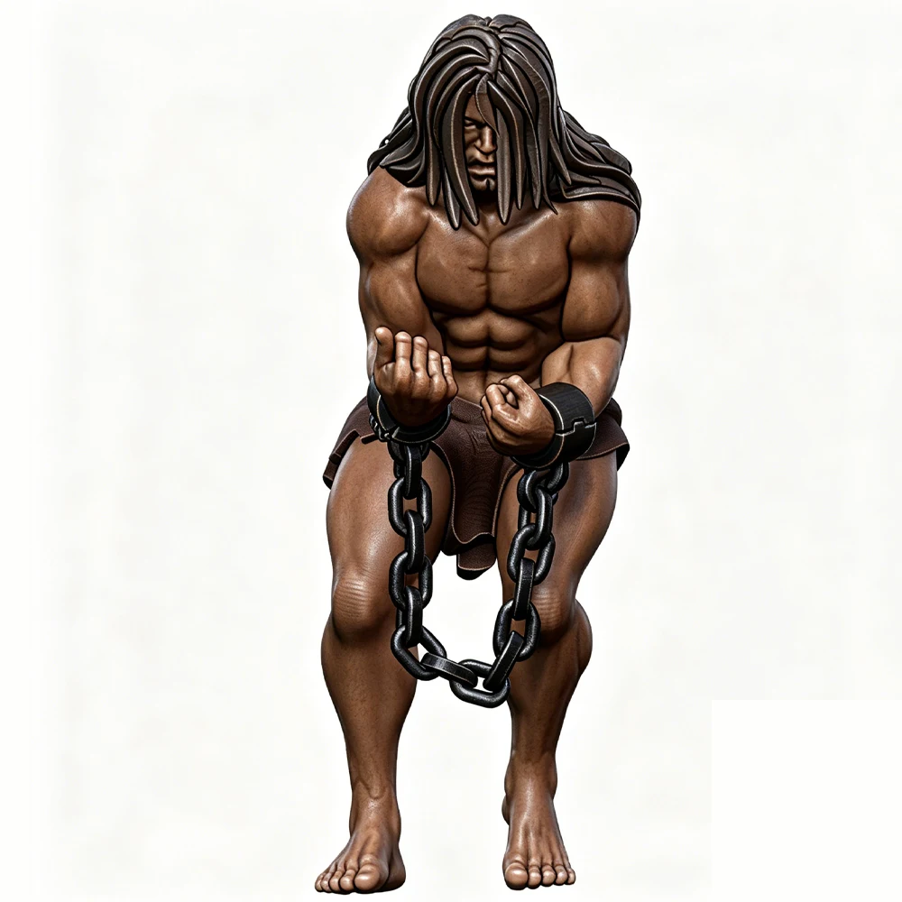 1/24/18/16 Bound Muscular Warrior With Shackles 3D Printed Gray Resin Statue GK Figure Toy Miniature Model Unpainted Unassembled
1/24/18/16 Bound Muscular Warrior With Shackles 3D Printed Gray Resin Statue GK Figure Toy Miniature Model Unpainted Unassembled