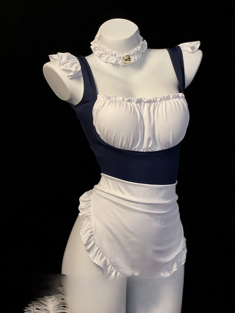 Милый наряд матросской горничной для женщин, сексуальная униформа Pure Desire с мягкой подкладкой на груди, галстуком-бабочкой и фартуком, косплей романтической горничной
Милый наряд матросской горничной для женщин, сексуальная униформа Pure Desire с мягкой подкладкой на груди, галстуком-бабочкой и фартуком, косплей романтической горничной