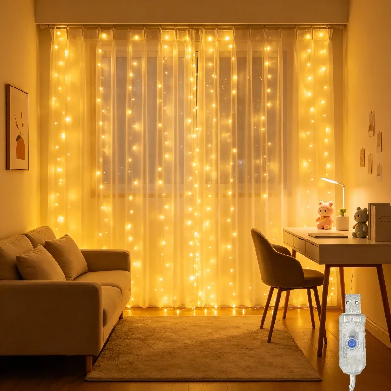 USB Plug LED Light String Suitable for Home Background Decor and Applicable To Various Celebrations Such As Wedding, and Easter
USB Plug LED Light String Suitable for Home Background Decor and Applicable To Various Celebrations Such As Wedding, and Easter