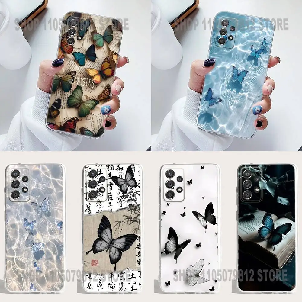 Butterfly Phone Case Silicone For Samsung S30,23,21,22,20 FE lite,S10,9,PIus Note20ultra Soft Transparent
Butterfly Phone Case Silicone For Samsung S30,23,21,22,20 FE lite,S10,9,PIus Note20ultra Soft Transparent