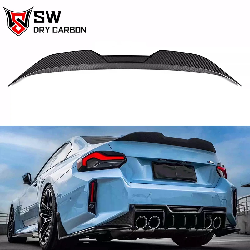 MP Style Carbon G87 M2 Спойлер на заднее крыло, новый для G87 G42 M240i M Sport Coupe, 2-дверный разделитель крыла багажника, аэродинамический комплект 
MP Style Carbon G87 M2 Спойлер на заднее крыло, новый для G87 G42 M240i M Sport Coupe, 2-дверный разделитель крыла багажника, аэродинамический комплект