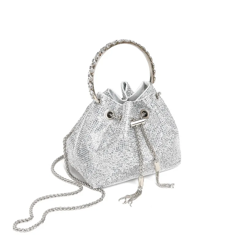 Acrylic Diamond Women's Spring Fashion Chain Diamond-encrusted Dinner Shoulder Bag Trendy Snap Closure Handbag Diamond Party Bag
Acrylic Diamond Women's Spring Fashion Chain Diamond-encrusted Dinner Shoulder Bag Trendy Snap Closure Handbag Diamond Party Bag
