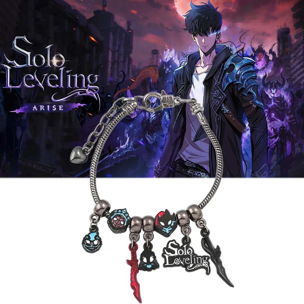 Cartoon Solo Leveling Personalized DiY Bracelet Pendant Sung Jin-woo Yoo Jin-ho Short Blade Cosplay Props Chain Fan Gift Jewelry
Cartoon Solo Leveling Personalized DiY Bracelet Pendant Sung Jin-woo Yoo Jin-ho Short Blade Cosplay Props Chain Fan Gift Jewelry