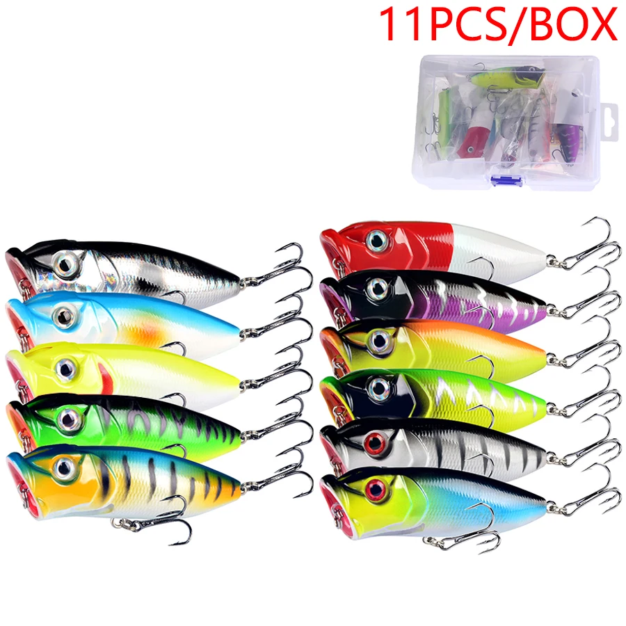 11 шт./кор. плавающая приманка-поппер, набор рыболовных приманок, жесткая приманка, искусственные воблеры для щуки, троллинга, окуня, 3d глаза, приманка для рыбы
11 шт./кор. плавающая приманка-поппер, набор рыболовных приманок, жесткая приманка, искусственные воблеры для щуки, троллинга, окуня, 3d глаза, приманка для рыбы