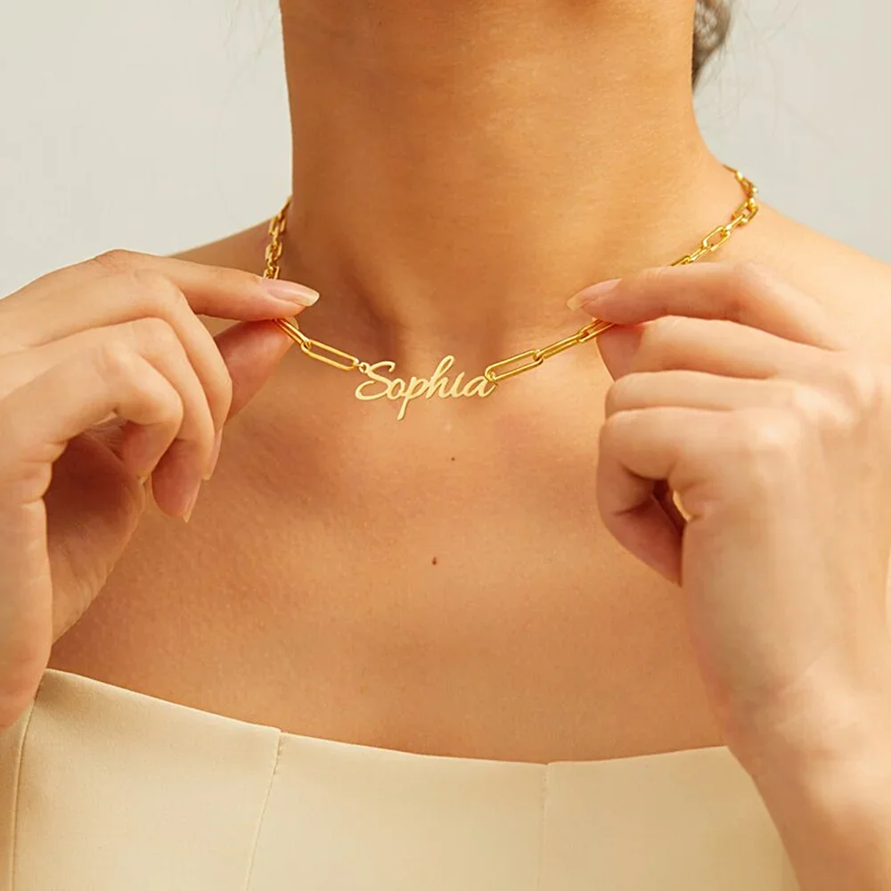 Fashionable Custom Name Pendant Personalized Women Charm Necklace Customizable Letter Light Luxury Accessories
Fashionable Custom Name Pendant Personalized Women Charm Necklace Customizable Letter Light Luxury Accessories