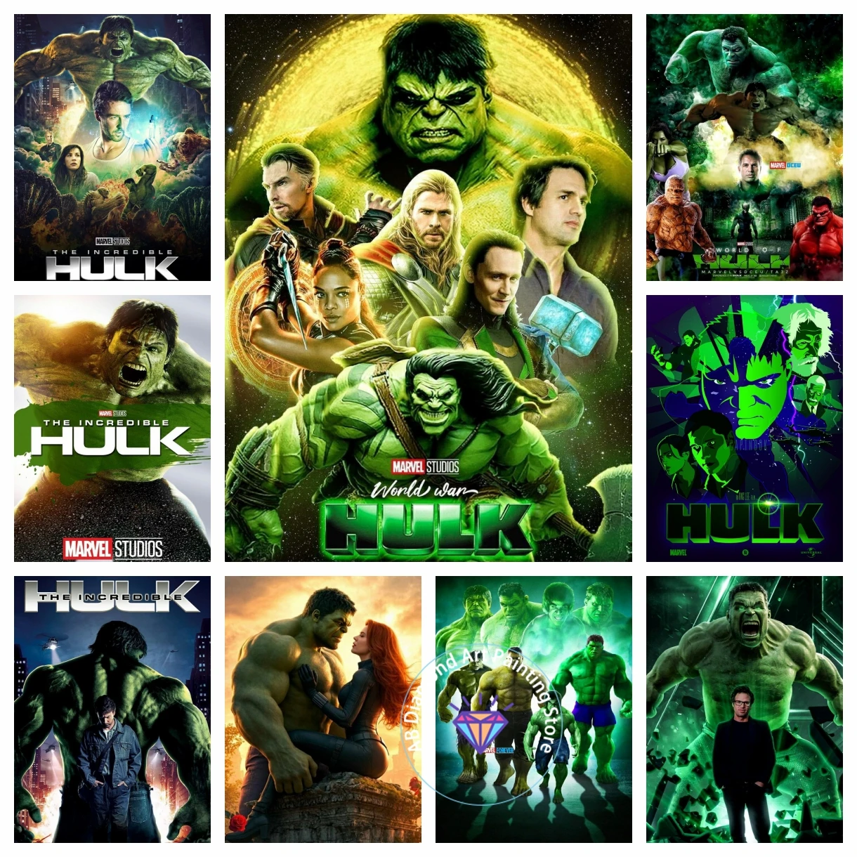 The Incredible Hulk AB Diamond Painting Kit 5D DIY Diamond Embroidery Cross Stitch Handmade Art Gift Crafts Home Decor Gift
The Incredible Hulk AB Diamond Painting Kit 5D DIY Diamond Embroidery Cross Stitch Handmade Art Gift Crafts Home Decor Gift
