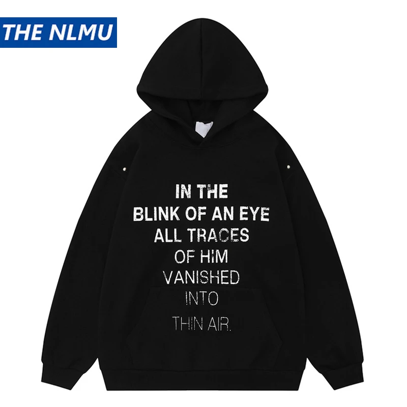 Men Hip Hop Hoodie Sweatshirt Streetwear 2024 Autumn Letter Graphic Hoodies Harajuku Pullover Y2K Black White
Men Hip Hop Hoodie Sweatshirt Streetwear 2024 Autumn Letter Graphic Hoodies Harajuku Pullover Y2K Black White