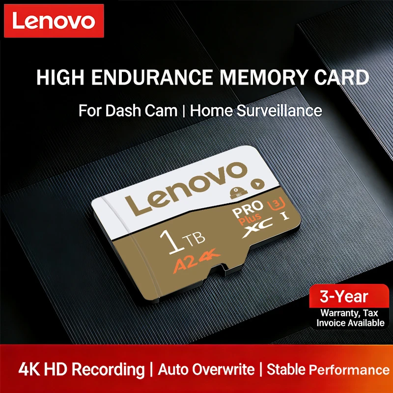 Lenovo Memory Card 128GB Extreme Pro Micro SD Card 1TB High Speed TF Flash Card 512GB 256GB U3 V30 TF Card for Nintendo Switch
Lenovo Memory Card 128GB Extreme Pro Micro SD Card 1TB High Speed TF Flash Card 512GB 256GB U3 V30 TF Card for Nintendo Switch