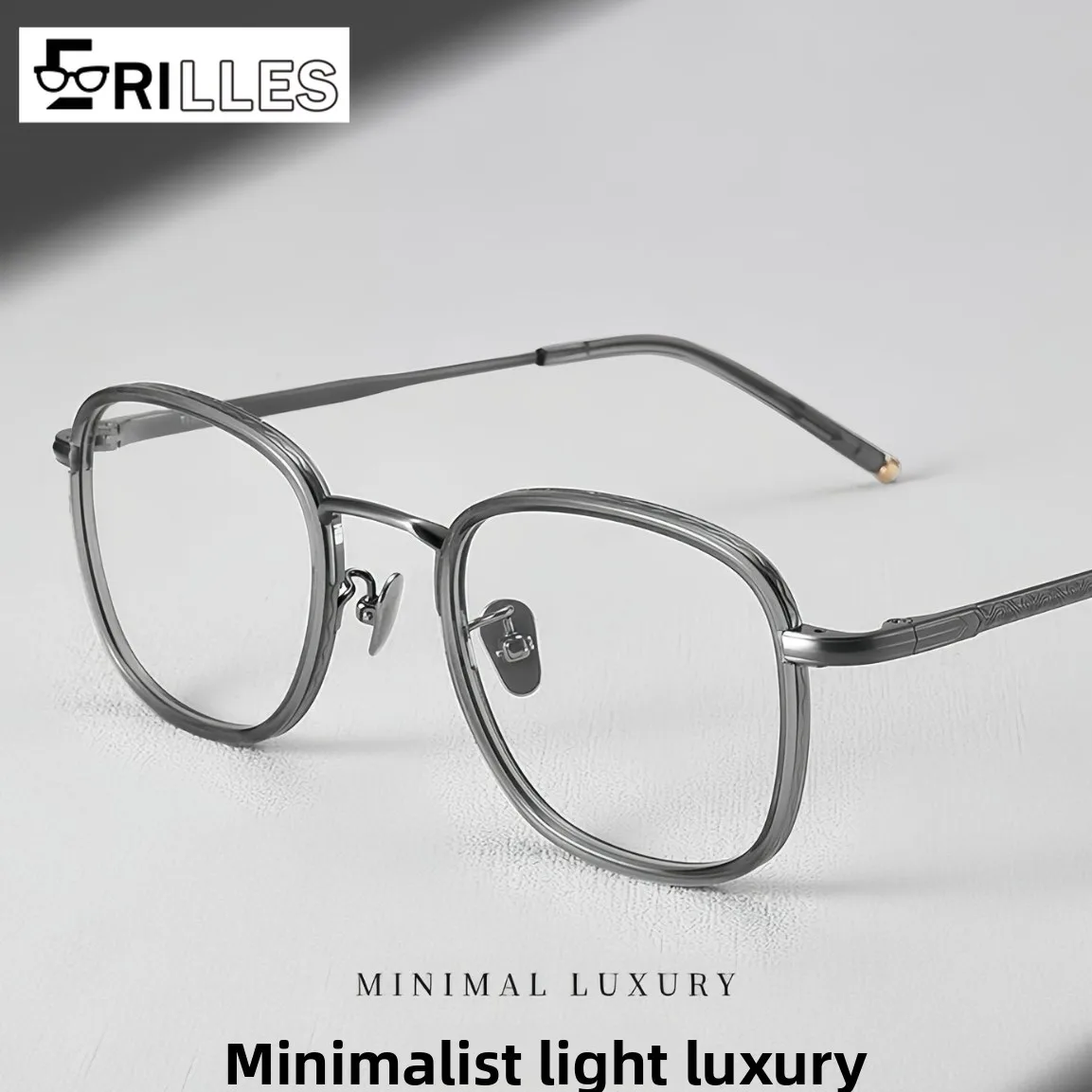 Titanium Reinforced Acetate Frame, Blue Light Filter Square - Unisex Professional Eyewear, Anti-Glare & Anti-UV Dual Defense
Titanium Reinforced Acetate Frame, Blue Light Filter Square - Unisex Professional Eyewear, Anti-Glare & Anti-UV Dual Defense