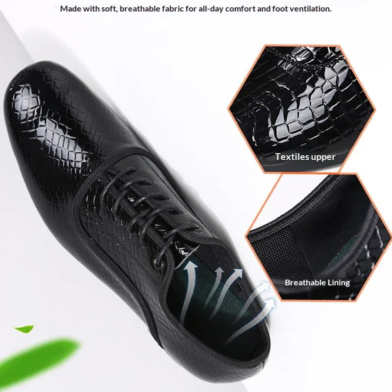 Classic Fashion 3CM Low Heel Latin Dance Shoes Men Black Professional Ballroom/Outdoor Salsa Shoes Patent Leather Plus Size Male
Classic Fashion 3CM Low Heel Latin Dance Shoes Men Black Professional Ballroom/Outdoor Salsa Shoes Patent Leather Plus Size Male
