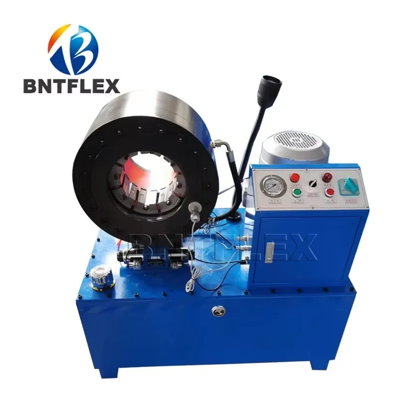 Factory Sales Original BNT102 380v 3ph Industrial Composite Hydraulic Hose Press Crimper Machine 6mm 102mm Electric New Rubber
Factory Sales Original BNT102 380v 3ph Industrial Composite Hydraulic Hose Press Crimper Machine 6mm 102mm Electric New Rubber