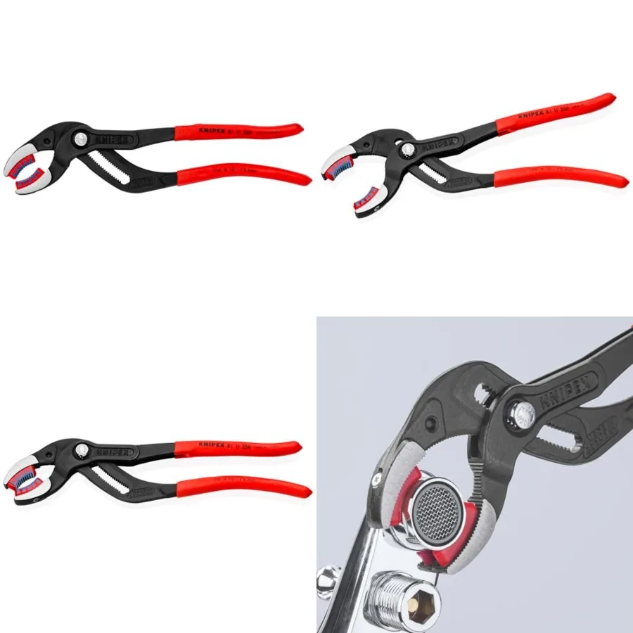 Pipe Gripping Pliers With Replaceable Plastic Jaws
Pipe Gripping Pliers With Replaceable Plastic Jaws