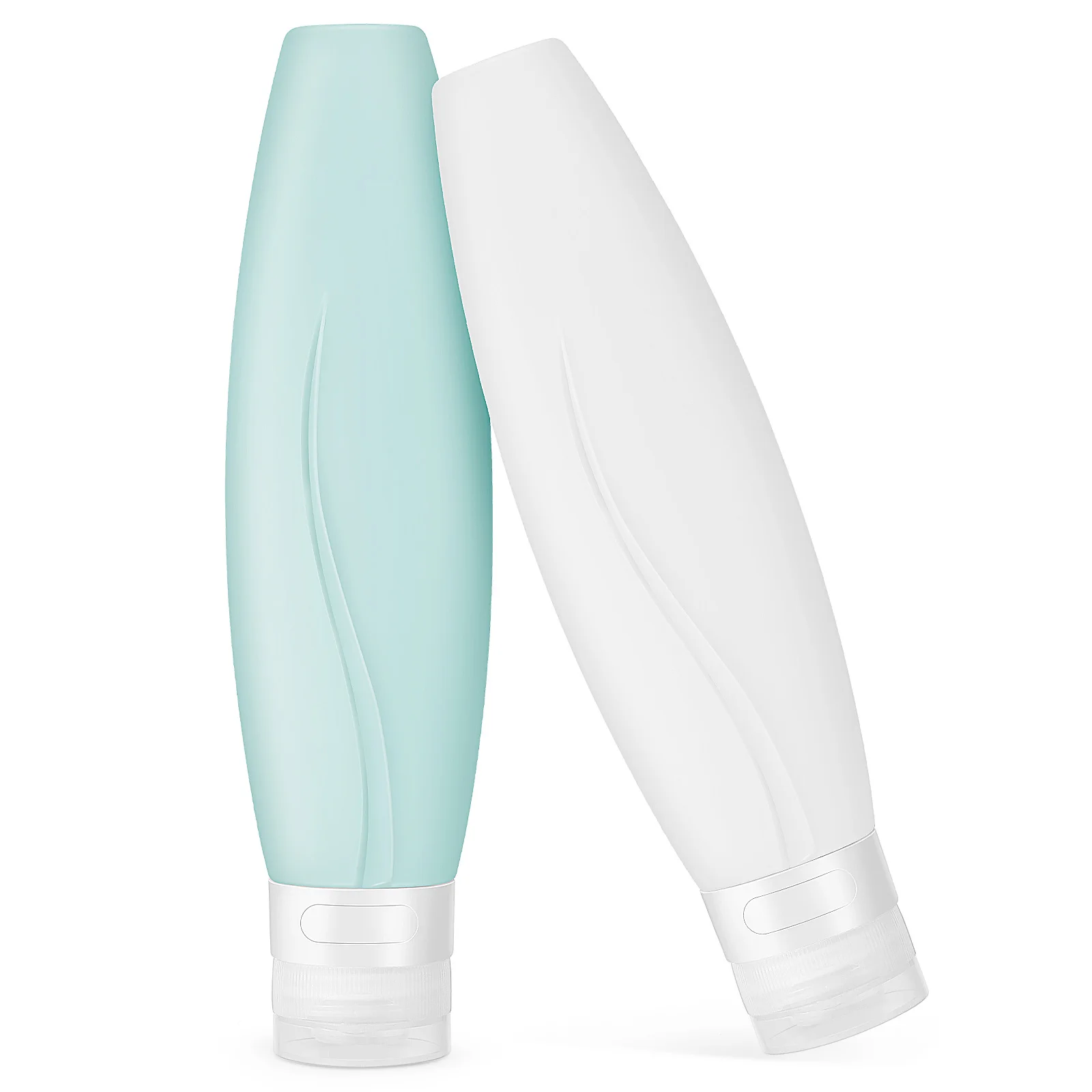 2pcs 150ml Silicone Travel Bottles Reusable Toiletries Containers Portable Soft Squeeze Shower Lotion Body Wash Refillable Set
2pcs 150ml Silicone Travel Bottles Reusable Toiletries Containers Portable Soft Squeeze Shower Lotion Body Wash Refillable Set