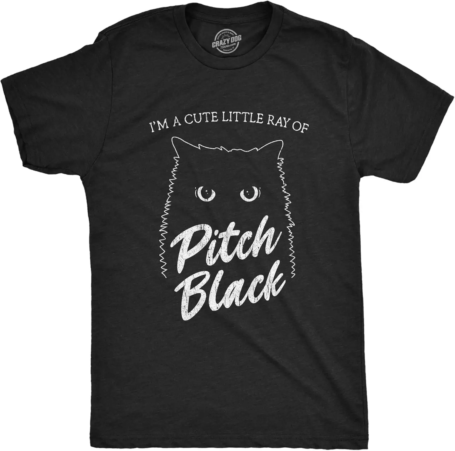Mens I'm A Cute Little Ray of Pitch Black Tshirt Funny Pet Cat Kitty Halloween Graphic Novelty Tee
Mens I'm A Cute Little Ray of Pitch Black Tshirt Funny Pet Cat Kitty Halloween Graphic Novelty Tee