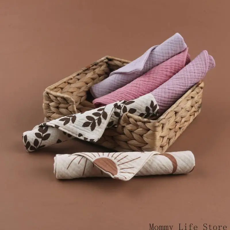 5PCS baby towel set-soft cotton burping cloth, breathable washcloth and washcloth with hook, super absorbent baby cloth
5PCS baby towel set-soft cotton burping cloth, breathable washcloth and washcloth with hook, super absorbent baby cloth