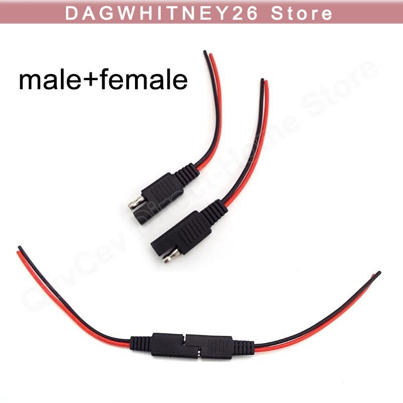 Car Battery Solar Cable 12V 18AWG SAE Power Automotive Extension 2 Pin DIY Connector Line Male Female Plug Copper Wire u
Car Battery Solar Cable 12V 18AWG SAE Power Automotive Extension 2 Pin DIY Connector Line Male Female Plug Copper Wire u