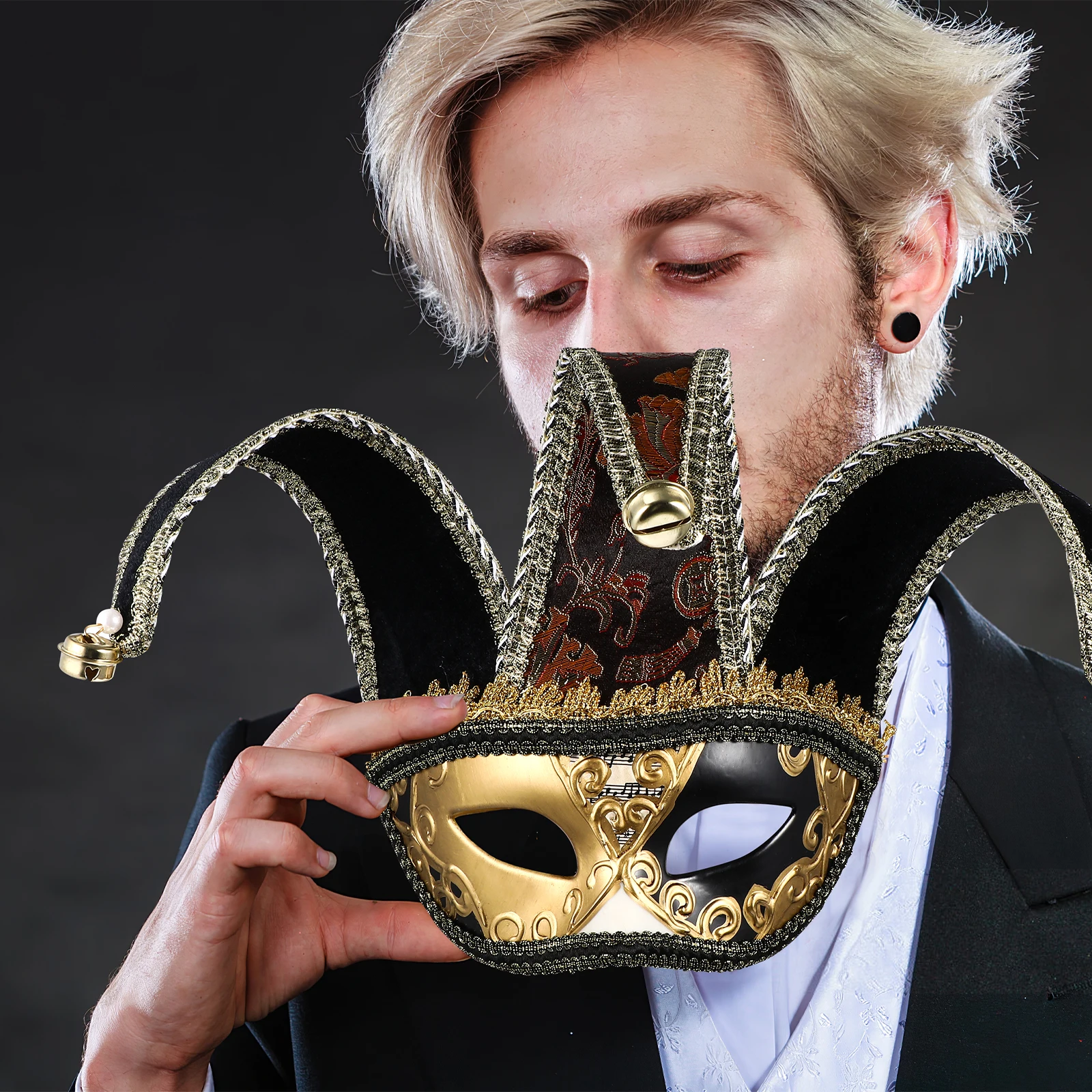Mask Half Face Masquerade Masks for Adults Lightweight Comfortable Carnival Halloween Black Dog Ears Costumes Party
Mask Half Face Masquerade Masks for Adults Lightweight Comfortable Carnival Halloween Black Dog Ears Costumes Party